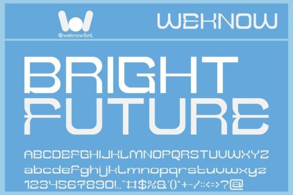 Bright Future: A Font for Digital Dreams
