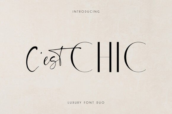 C est Chic: A Font Duo for Modern Web Design