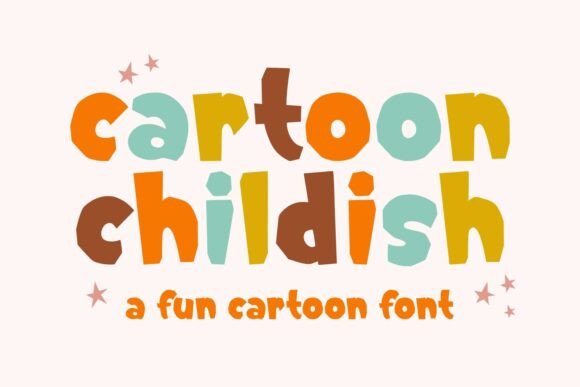 Cartoon Childish: A Playful Font for Digital Design