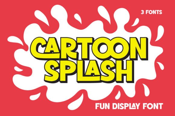 Cartoon Splash: A Font That Brings Joy to Your Brand