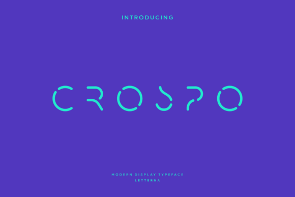 Crospo: A Versatile Display Font for Digital Branding