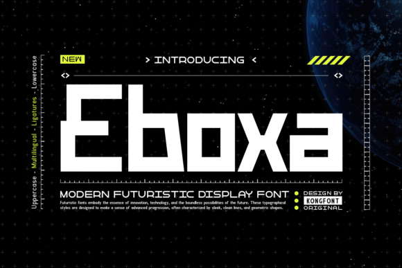 Eboxa: A Modern Typeface for Editorial Design
