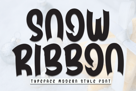 Enhance Your Brand with Snow Ribbon Font