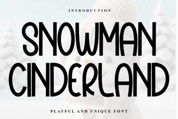 Enhance Your Brand with Snowman Cinderland Font