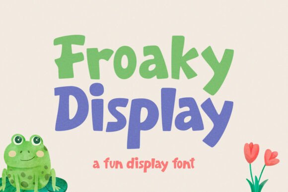 Froaky: A Playful Font for Editorial Design