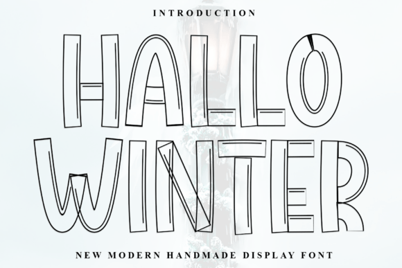Hallo Winter: A Festive Font for Seasonal Craft Projects