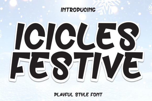 Icicles Festive: A Font That Brings Warmth to Every Project