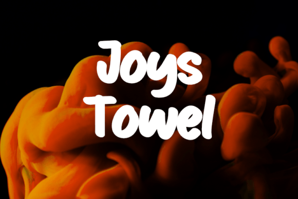 Joys Towel: A Display Font for Digital Design Excellence