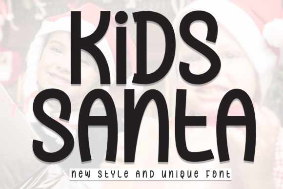 Kids Santa: A Festive Font for Creative Branding