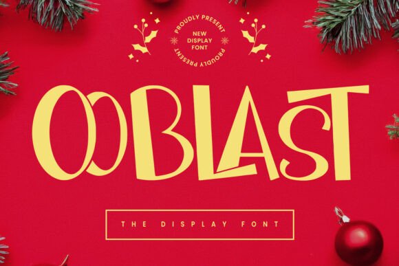 Ooblast: A Display Font That Elevates Digital Design