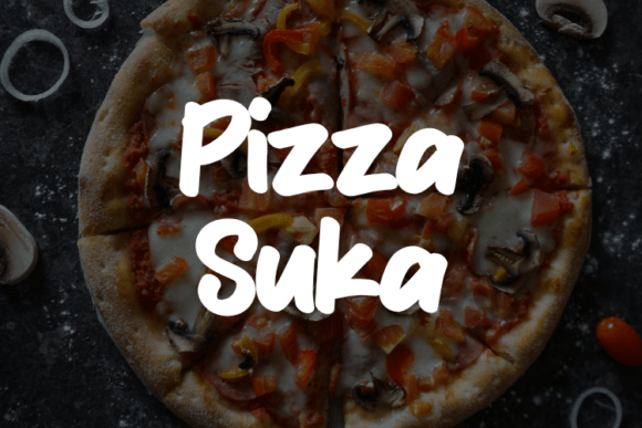 Pizza Suka: The Font That Elevates Your Brand