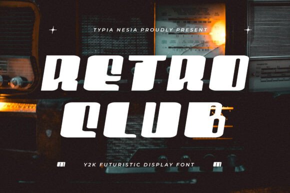 Retro Club Font for Business Branding