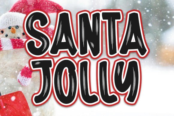 Santa Jolly: A Display Font for Seasonal Campaigns