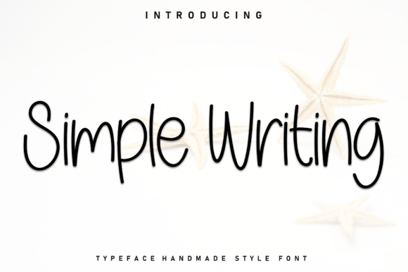 Simple Writing: A Versatile Font for Creative Branding
