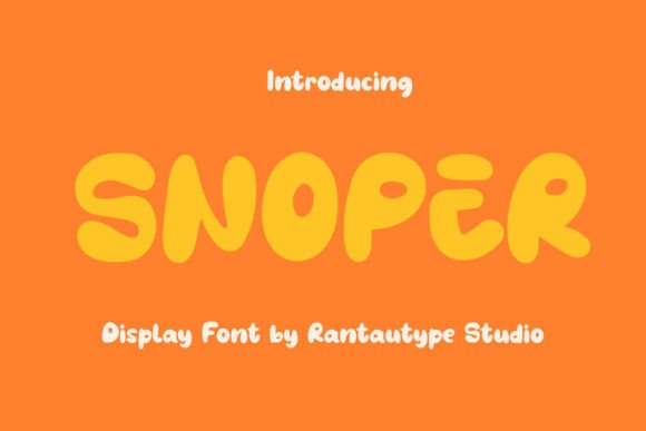 Snoper: The Playful Font That Elevates Your Brand