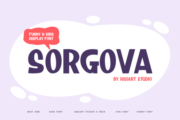 Sorgova: A Joyful Display Font for Campaigns