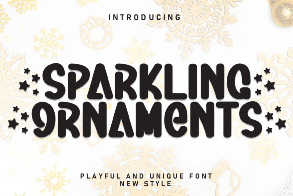 Sparkling Ornaments: A Font That Brings Joy to Your Brand