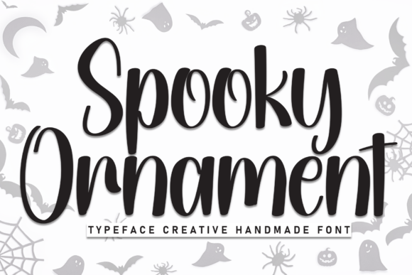 Spooky Ornament: A Playful Display Font for Editorial Design