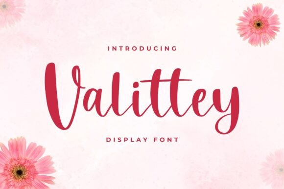 Valittey: A Display Font for Bold Digital Branding