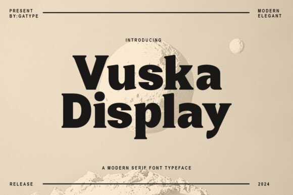 Vuska Display: A Font That Elevates Your Brand