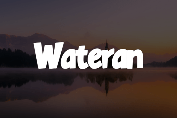 Wateran: A Versatile Typeface for Creative Branding