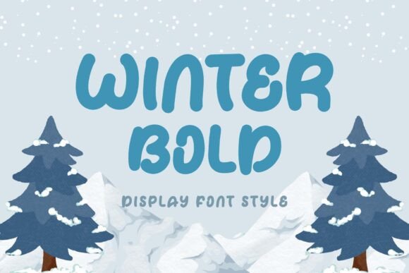Winter Bold: A Warm and Playful Display Font for Seasonal Branding